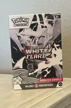 Pokemon TCG White Flare Booster Bundle SV WHT New/Factory Sealed 6 Packs - Image 1