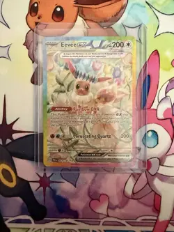 Pokemon Eevee ex 167/131 Prismatic Evolutions SIR Full Art Holo EN - Image 1