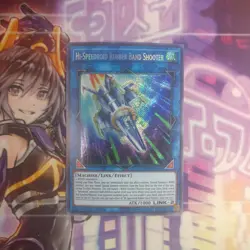 1X HI-SPEEDROID RUBBER BAND SHOOTER BLHR-EN050 1ST SECRET NEAR MINT YUGIOH - Image 1
