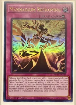 Yugioh Mannadium Reframing MP24-EN199 Ultra Rare 1st Ed NM - Image 1