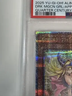 YuGiOh PSA10 Dark Magician Girl Apprentice 25th Quarter Century Secret Rare - Image 2