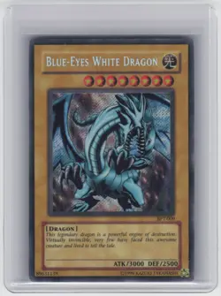 Blue-Eyes White Dragon - BPT-009 - Yugioh TCG - Secret Rare - Unlimited - HP - Image 1