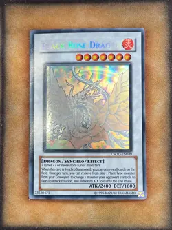Yugioh Black Rose Dragon CSOC-EN039 Ghost Rare EURO ENGLISH PRINT LP - Image 1