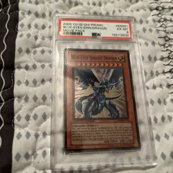 Yu-Gi-Oh! Blue-Eyes Shining Dragon Super Rare Promo MOV-EN001 PSA 6 EX-MT - Image 1