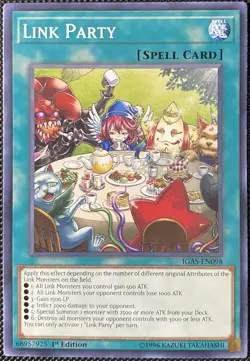 Link Party IGAS-EN098 Ignition Assault 1st Edition - Yugioh Card - Image 1
