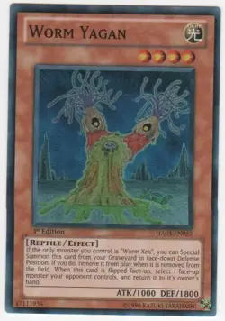 Worm Yagan - HA03-EN055 - Super Rare - Unlimited Edition - Lightly Played - Hidd - Image 1