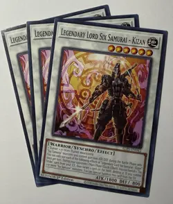 Legendary Lord Six Samurai - Kizan ALIN-EN042 (x3) Common 1st Edition NM Yugioh - Image 1