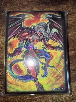 Yu-Gi-Oh 5Ds Red Dragon Archfiend Official Konami OCG Sleeves 70 - Image 1