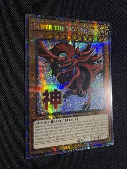 Yugioh Slifer the Sky Dragon RA05-EN128 Starlight Rare Stamp Art 1st Ed EU NM-M - Image 2