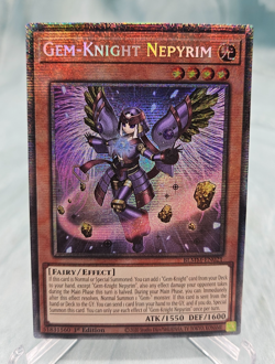 Yugioh Gem-Knight Nepyrim BLMM-EN021 Starlight Rare - NM/LP - Image 1