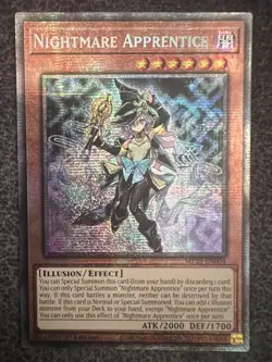 Yugioh Nightmare Apprentice MP25-EN004 Starlight Rare 1st Edition NM - Image 1