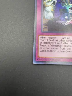 WSUP-EN043 Ghostrick Break Super Rare 1st Edition LP Yugioh Card - Image 3