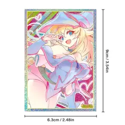 Dark Magician Girl Foil Card Sleeves (50 ct) - TCG/CCG Storage - YuGiOh - Image 2