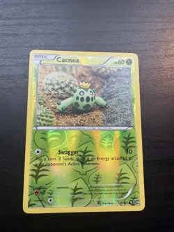 Pokemon - Cacnea 4/162 2015 - XY Breakthrough Reverse Holo Yuka Morii MP - Image 1
