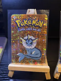Eeveelution Pokemon Vintage Pocket Monsters Vending Prisms Holo Sticker Card - Image 2