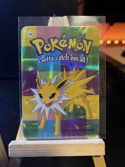 Eeveelution Pokemon Vintage Pocket Monsters Vending Prisms Holo Sticker Card - Image 4