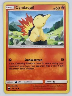 Cyndaquil 39/214 Pokemon - Sun & Moon Lost Thunder MP - Image 1