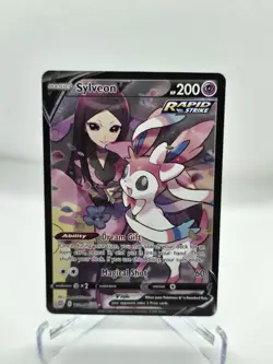 Pokemon TCG Sylveon V # TG14/TG30 Full Art Ultra Rare SWSH Brilliant Stars NM - Image 1