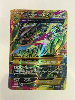 M Rayquaza EX Shiny Full Art Holo Card 98/98 XY-Ancient Origins Ultra Rare - Image 1