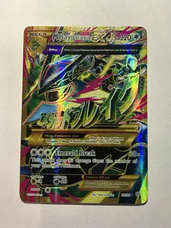 M Rayquaza EX Shiny Full Art Holo Card 98/98 XY-Ancient Origins Ultra Rare - Image 2