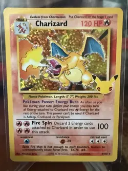Pokemon TCG Celebrations Classic Collection #4/102 Charizard Holo Rare - Image 1