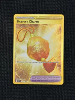 Pokemon TCG Sv07: Stellar Crown Holo Bravery Charm 175/142 - Image 1