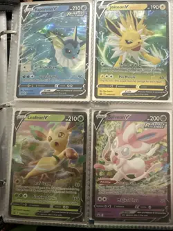 Eevee Evolutions V Promo Complete SWSH 9 Card Set Eeveelutions Pokemon TCG NM - Image 2
