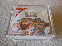 Awesome Factory Sealed Pokemon XY Primal Clash Booster Box With Acrylic Case - Image 1
