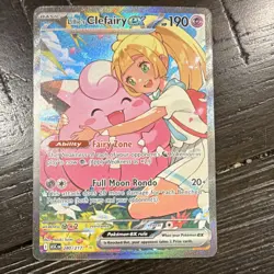 Pokemon Lillie's Clefairy ex Sv09 Journey Together SIR Holo 184/159 EN - Image 1