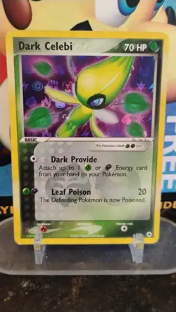 DARK CELEBI Hidden Legends EX Series POKEMON Holo 2004 Trading Card 4/101 - Image 1