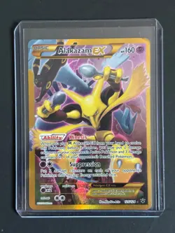 Pokemon TCG 2016 XY Fates Collide Alakazam Ex Secret Rare Moderately Played - Image 1
