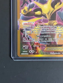 Pokemon TCG 2016 XY Fates Collide Alakazam Ex Secret Rare Moderately Played - Image 4