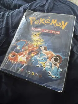 Pokemon Base Set Original Binder Folder 1999 WOTC Used Condition - Image 1
