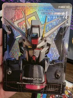 Gundam Card Game Resource Freedom Gundam C+ Newtype Rising GD01 R-008 Parallel - Image 1