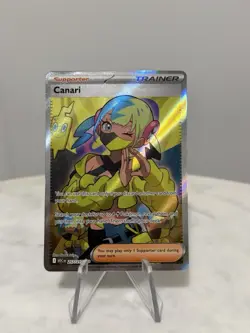 Canari 257/217 Full Art Ultra Rare Holo Trainer Ascended Heroes Pokemon NM - Image 1