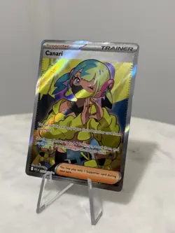 Canari 257/217 Full Art Ultra Rare Holo Trainer Ascended Heroes Pokemon NM - Image 2