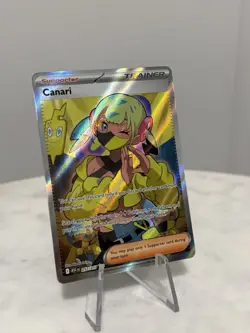 Canari 257/217 Full Art Ultra Rare Holo Trainer Ascended Heroes Pokemon NM - Image 3