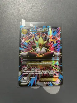 Pokemon TCG M Alakazam EX Full Art Holo Ultra Rare Mega Fates Collide 118/124 - Image 1