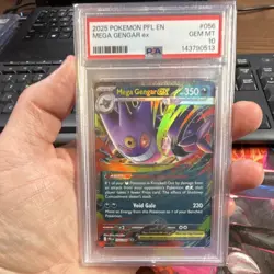 Mega Gengar ex Phantasmal Flames 056/094 Double Rare Holo PSA 10 - Image 1