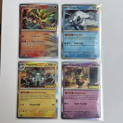 Pokemon Surging Sparks Prerelease Stamped Promo SVP 151 152 153 154 NM mint - Image 1