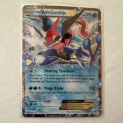 Pokemon Ash-Greninja EX XY133 XY Promo Holo Basic 170 HP Water - Image 1