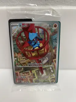 Pokemon TCG Riolu 010 ETB Promo Mega Evolutions Sealed - Image 1