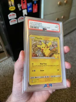 2021 POKEMON MCDONALD'S COLLECTION 25/25 PIKACHU-HOLO PSA 9 MINT - Image 2