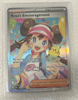 Rosa’s Encouragement 123/088 Perfect Order Special Illustration Rare Pokemon TCG - Image 1
