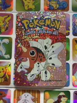 Pokemon 151 Vintage Pocket Monsters Vending HOLO Prism Sticker 00 Nintendo - Image 4