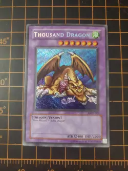 Thousand Dragon MRD-143 Secret Rare YuGiOh! TCG NM With Top Loader - Image 2