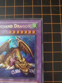 Thousand Dragon MRD-143 Secret Rare YuGiOh! TCG NM With Top Loader - Image 3