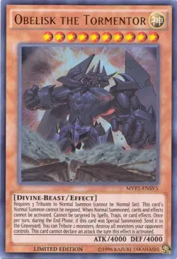 1x Obelisk the Tormentor | MVP1-ENSV5 | UR | Limited | NM | YuGiOh - Image 1