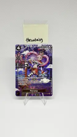Perona OP06-093 SP English Alternate Art One Piece Card NM - VERY CLEAN (w/ Vid) - Image 2