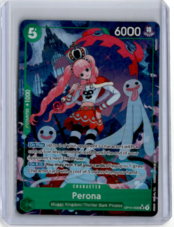 One Piece The Azure Sea’s Seven Perona OP14-033 Alternate Alt Art NM - Image 1